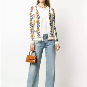 Tory Burch Madeline floral cardigan